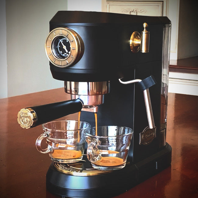 Empire Espresso Coffee Machine & Toaster Bundle (Stainless Steel)