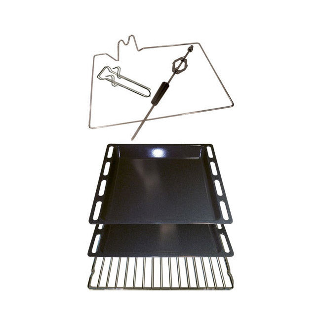 Empire Gas Oven & 4 Burner Gas Hob Bundle (Black)