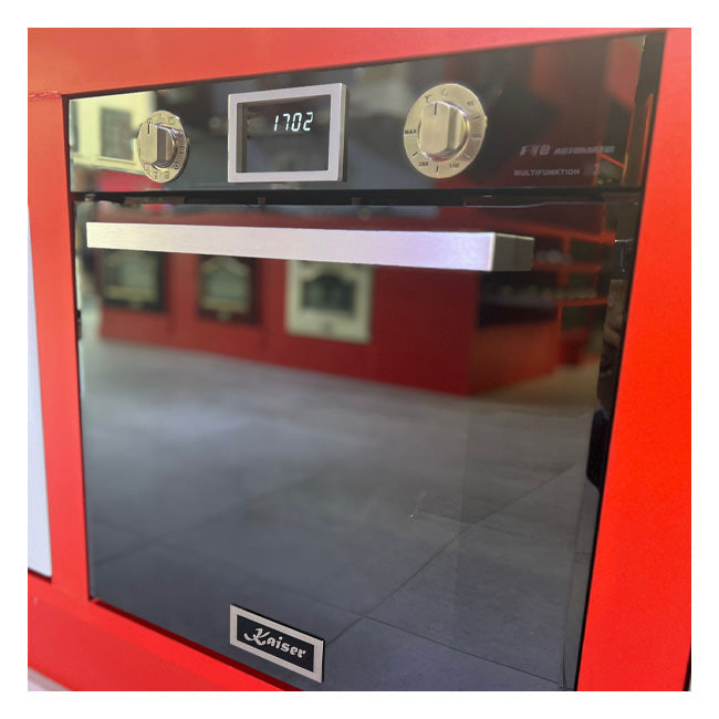 Grand Chef Gas Oven & 60cm Pro Cooker Hood (Black)