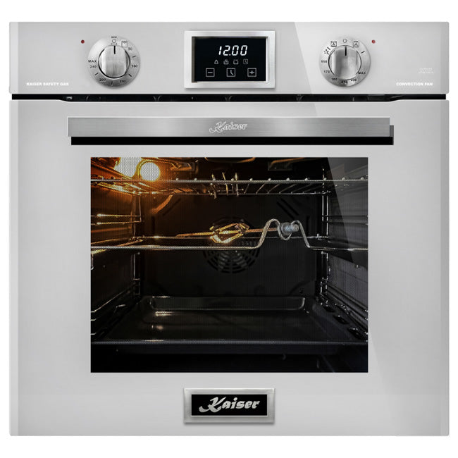 Grand Chef Gas Oven & 80cm Cooker Hood (White)