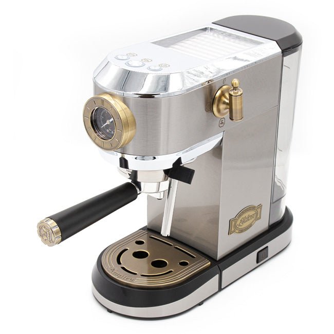 Empire Espresso Coffee Machine & Kettle Bundle (Stainless Steel)