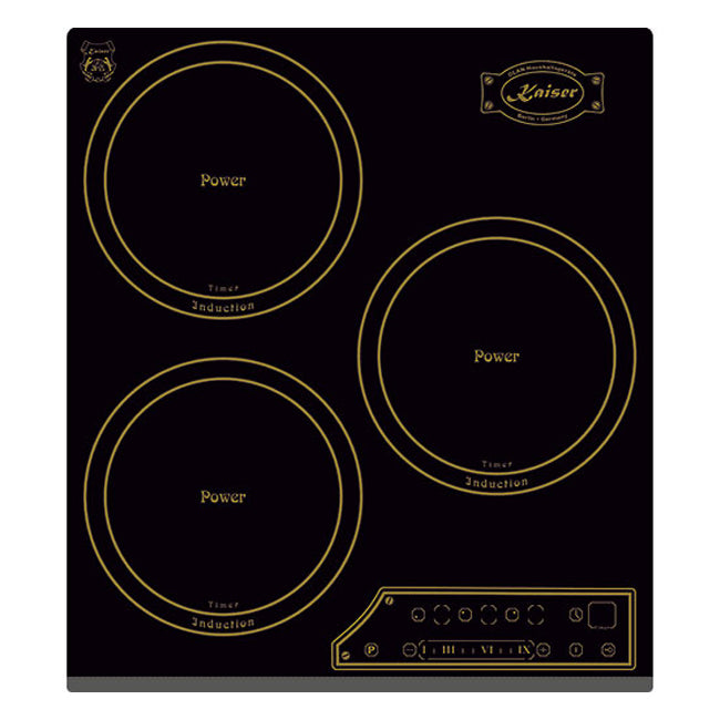 Art Deco 45cm Electric Oven & 45cm Induction Hob (Black)