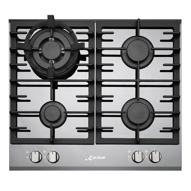 Grand Chef Gas Oven & 4 Burner Gas Hob Bundle White