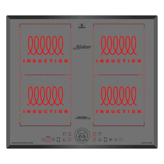 Art Deco Electric Oven & Induction Hob Bundle (Ivory)