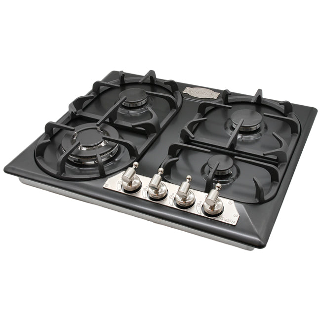 Empire 60cm Gas Hob (Black Silver)