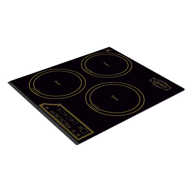 Art Deco 45cm Electric Oven & 45cm Induction Hob (Black)