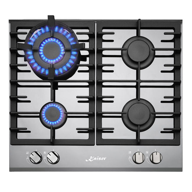 Grand Chef Gas Oven & 4 Burner Gas Hob Bundle White
