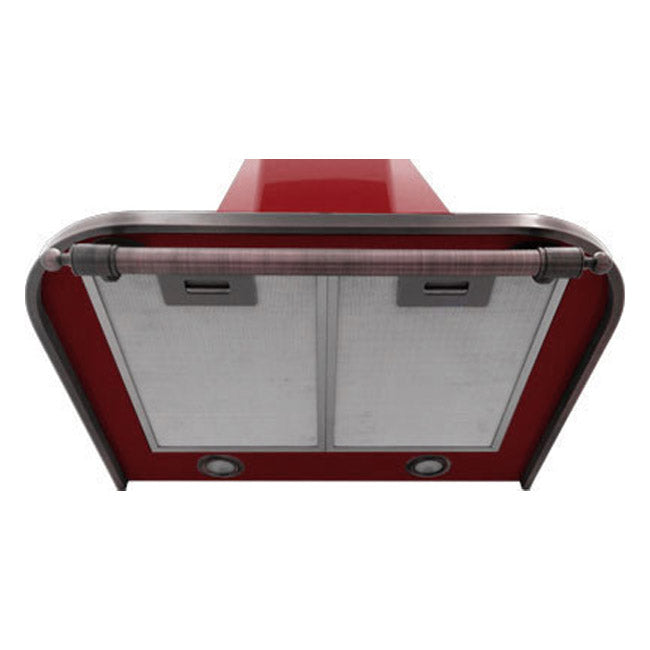 Empire Induction Range Cooker & 90cm Cooker Hood Bundle (Bordeaux Red)