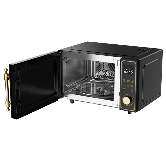 Empire 60cm Electric Oven & 900W Microwave (Black)