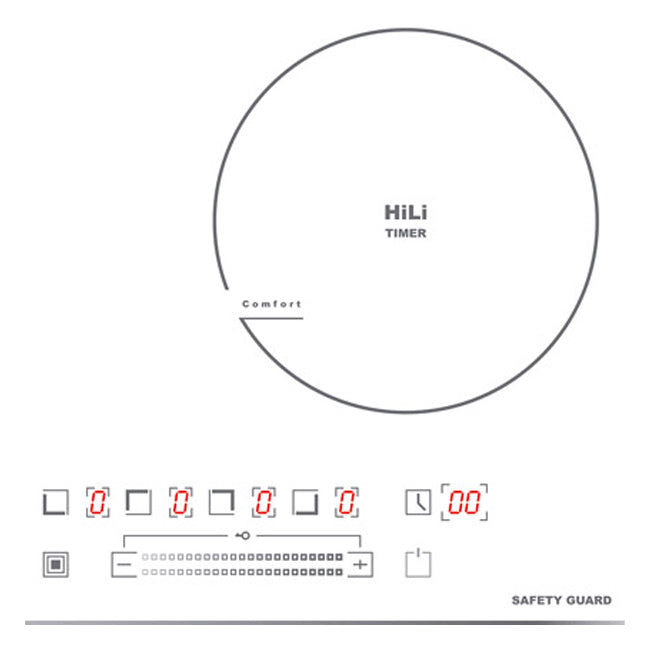 Grand Chef Gas Oven & 4 Burner Ceramic Hob Bundle (White)
