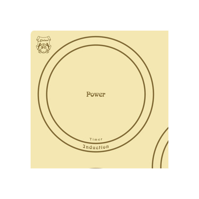 Art Deco 45cm Electric Oven & 45cm Induction Hob (Ivory)