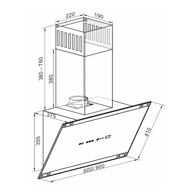 Empire Induction Range Cooker & 90cm Cooker Hood Bundle (Ivory)