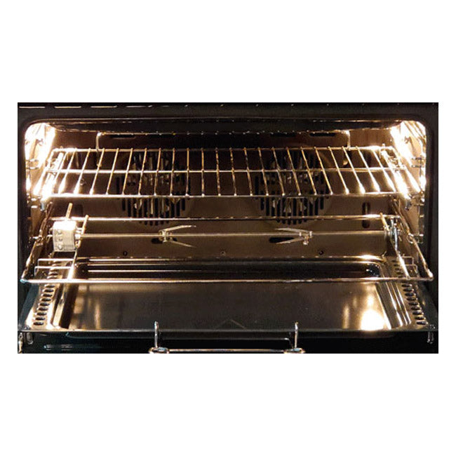 Empire Induction Range Cooker & 90cm Cooker Hood Bundle (Black)