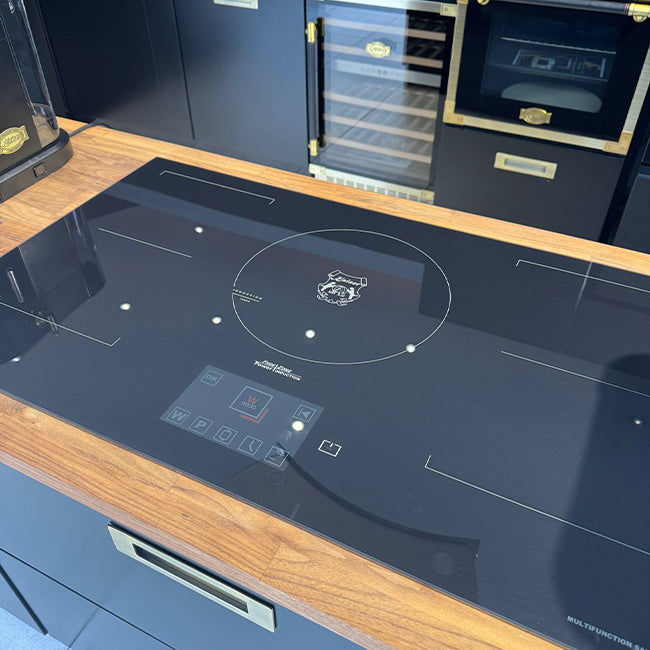 La Perle Noire 90cm Induction Hob (Black Moire)