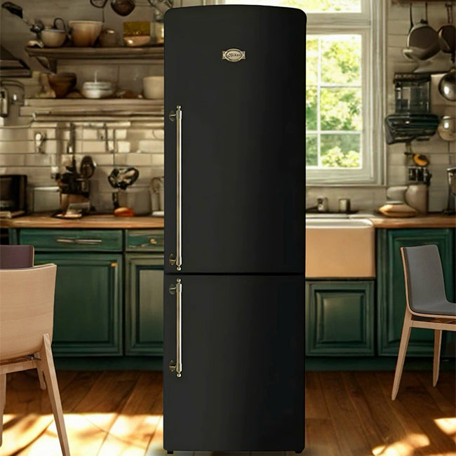 Empire Slim 60cm Fridge Freezer (Bordeaux Red)