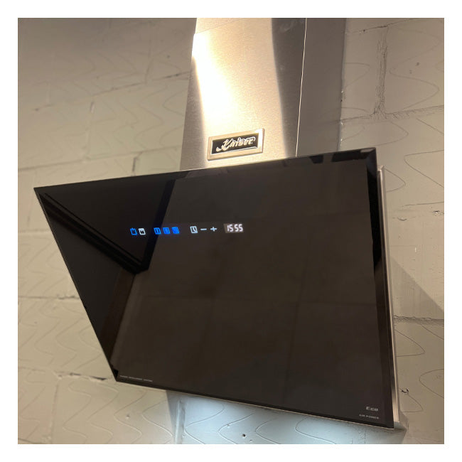 Grand Chef 45cm Electric Oven & 60cm Pro Chimney Cooker Hood (Black)
