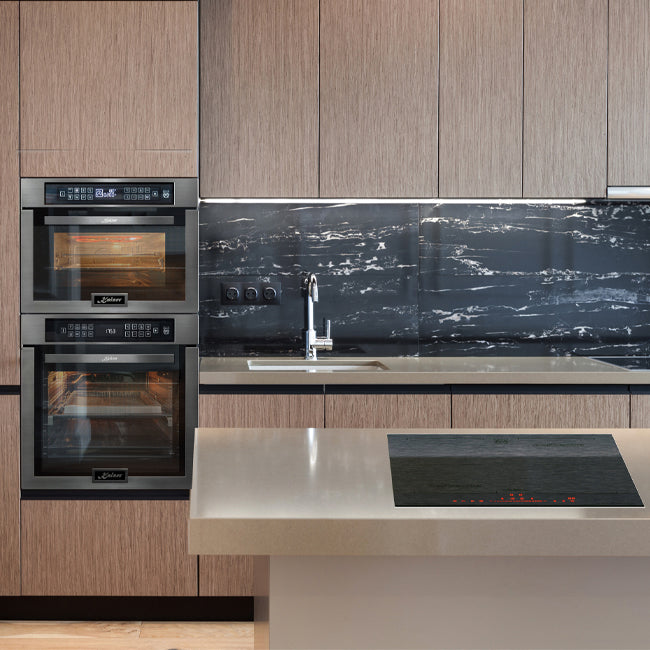 Avantgarde Pro 60cm Electric Oven & La Perle Noir 59cm Induction Hob