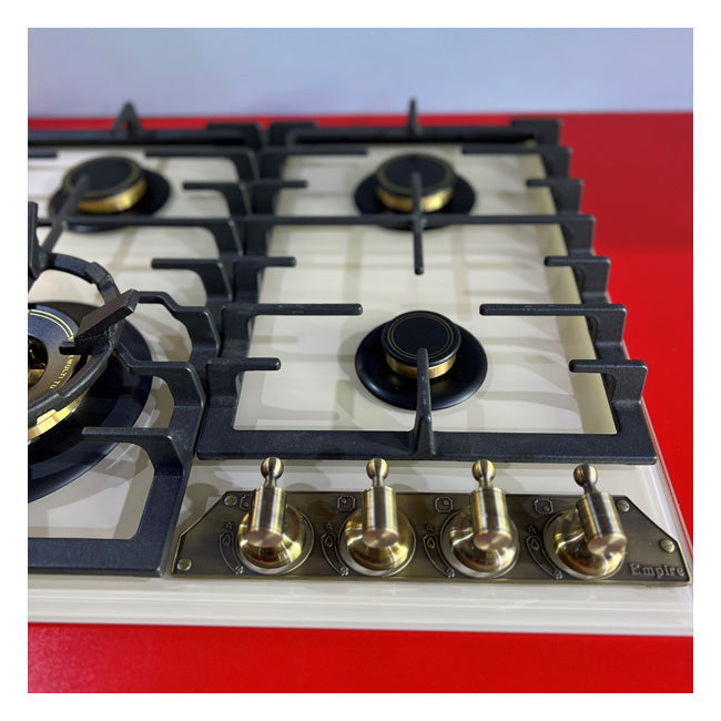 Empire 60cm Turbo Gas Hob (Ivory)
