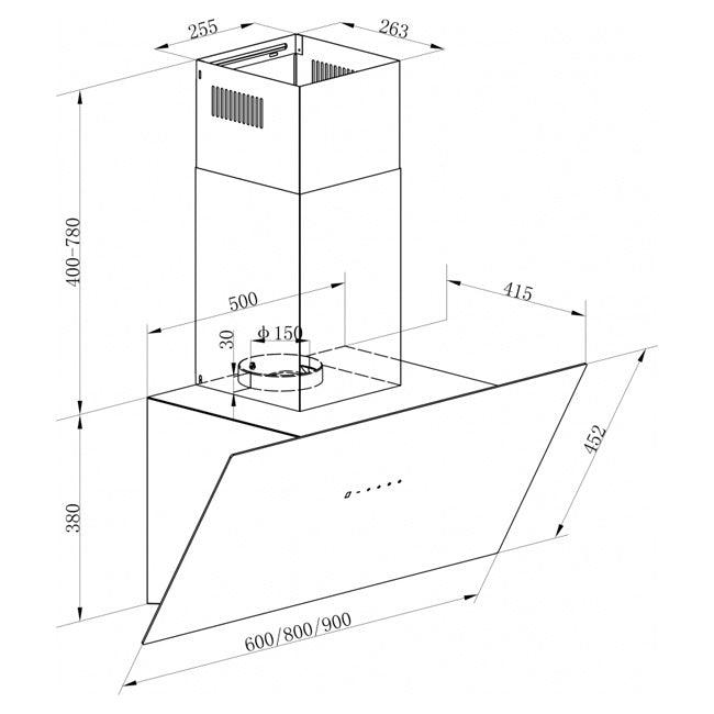 Avantgarde Pro Dual Fuel Range Cooker & 90cm Hood Bundle (Black)