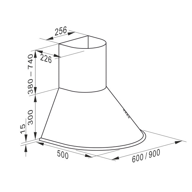 Empire Induction Range Cooker & 90cm Cooker Hood Bundle (Black)