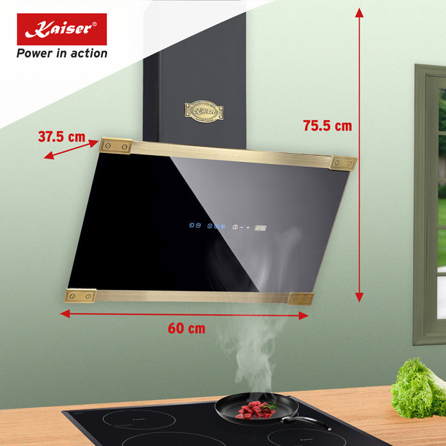 Art Deco Electric Oven & 60cm Cooker Hood Bundle (Black)