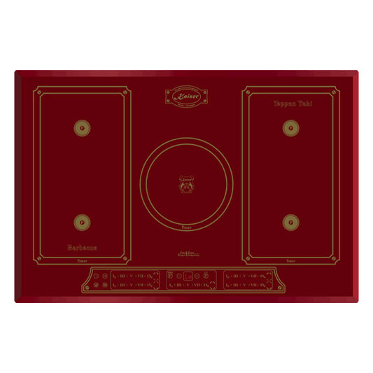 Empire 77cm Induction Hob (Bordeaux Red)