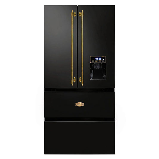 Empire French Door Fridge Freezer (Black)