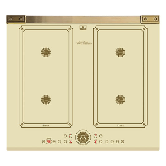 Art Deco 59cm Free Zone Induction Hob (Ivory)