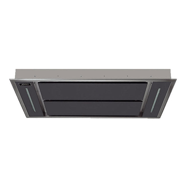 Avantgarde Pro 110cm Built-In Ceiling Island Cooker Hood (Black)