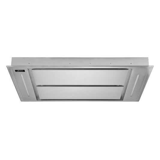 Avantgarde Pro 110cm Built-In Ceiling Island Cooker Hood (Steel)