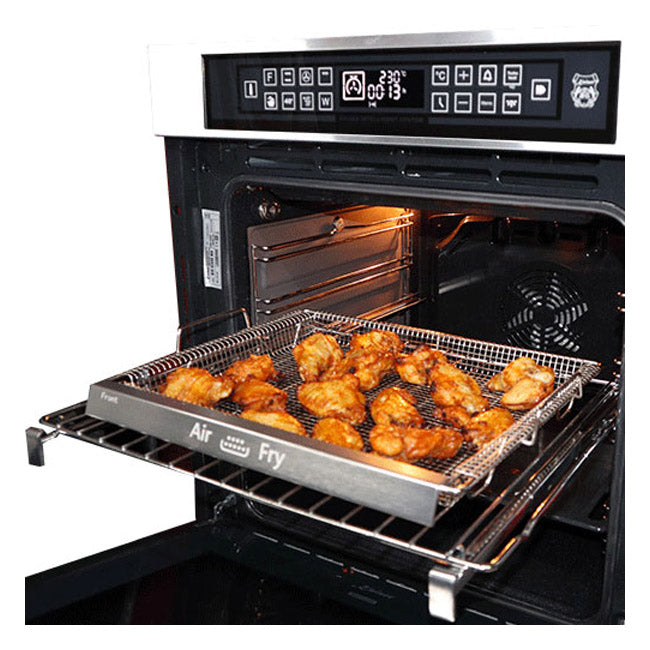 Grand Chef Air Fryer Oven & Microwave Combi Oven Bundle (Stainless Steel)