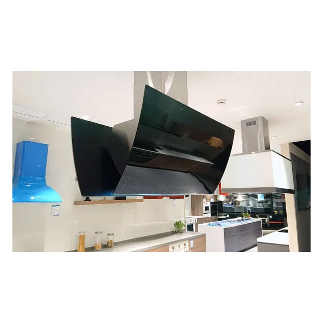 Avantgarde Pro 90cm Island Cooker Hood (Black)