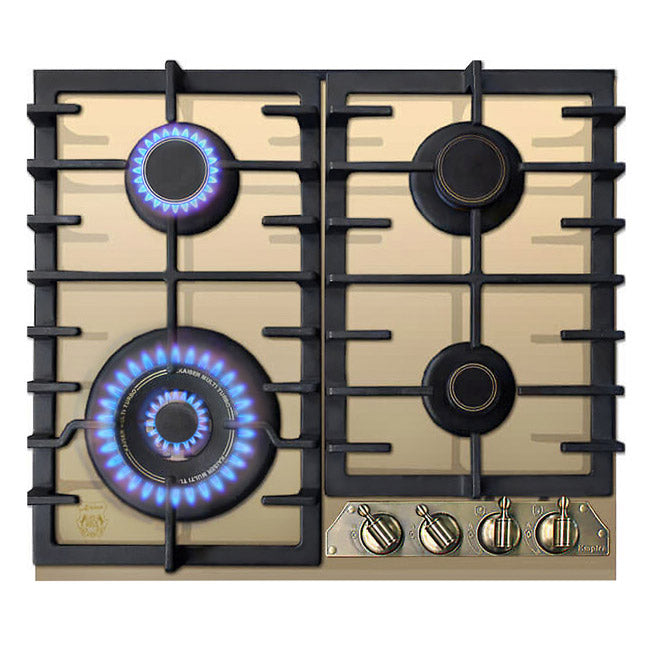 Empire Electric Oven & 4 Burner Gas Hob Bundle (Ivory)