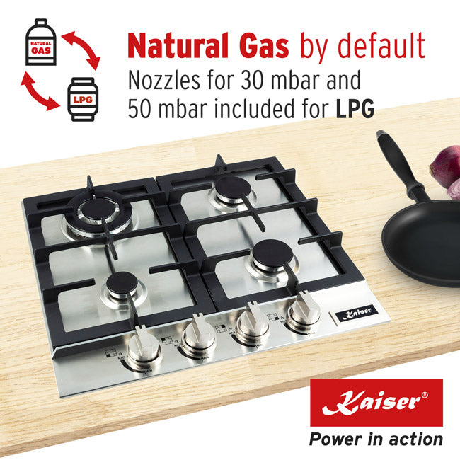 Avantgarde Pro 58cm Gas Hob (Stainless Steel)
