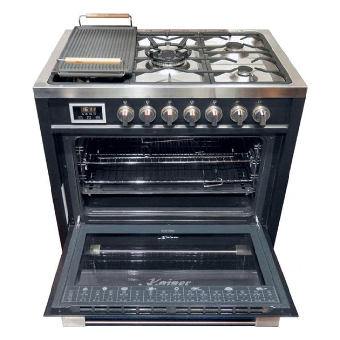 Avantgarde Pro Dual Fuel Range Cooker (Black) Cookers