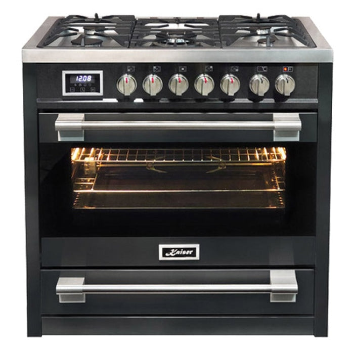 Avantgarde Pro Dual Fuel Range Cooker (Black) Cookers