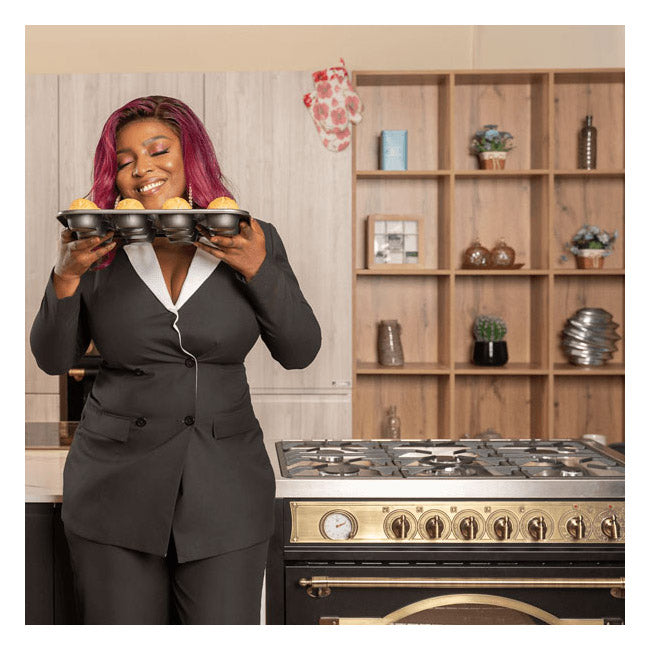 Empire Dual Fuel Range Cooker & 90cm Hood Bundle (Black)