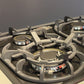 Empire Electric Oven, Gas Hob & Cooker Hood Bundle (Black Silver)