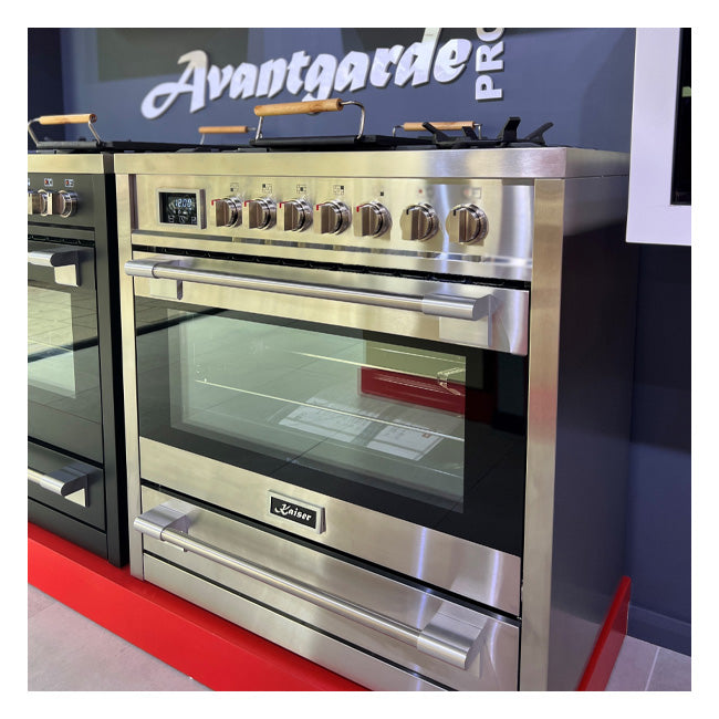 Avantgarde Pro Dual Fuel Range Cooker & 90cm Hood Bundle (Stainless Steel)