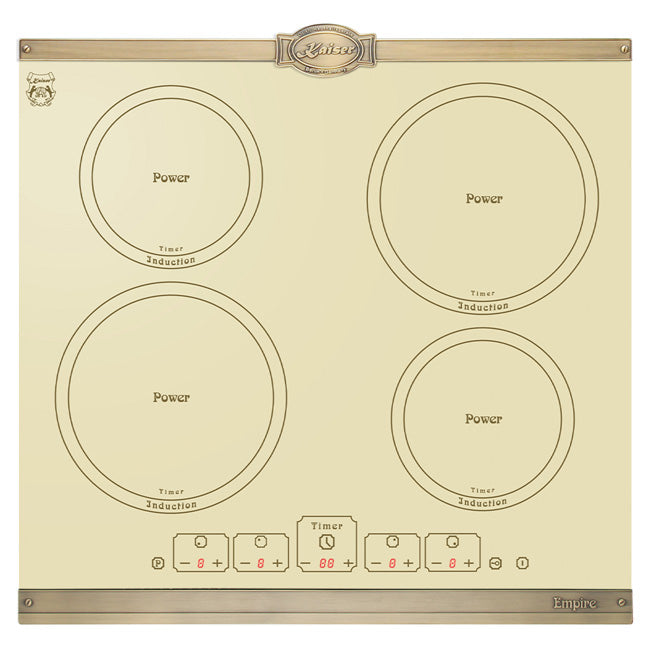 Empire 58cm Ivory Glass Induction Hob (Ivory)