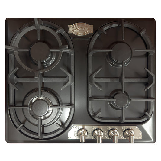 Empire 60cm Gas Hob (Black Silver)