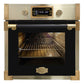 Art Deco 60cm Electric Oven & Induction Hob Bundle (Black)