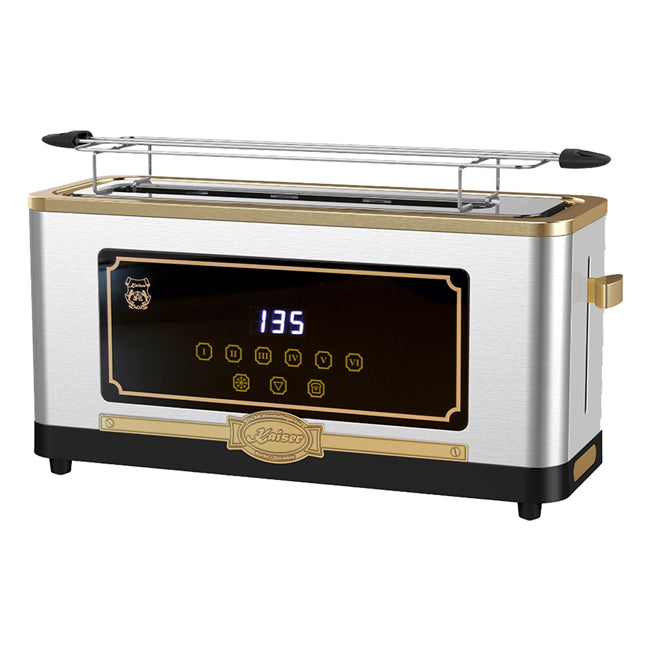 Empire Espresso Coffee Machine & Toaster Bundle (Stainless Steel)