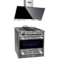 Avantgarde Pro Dual Fuel Range Cooker & 90cm Hood Bundle (Stainless Steel)