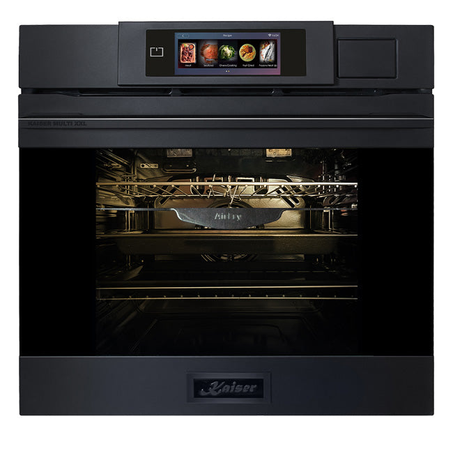 La Perle Noire Steam Oven & Built In Combination Oven Bundle (Black Moire)