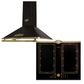 Empire 60cm Induction Hob & Cooker Hood Bundle (Black)