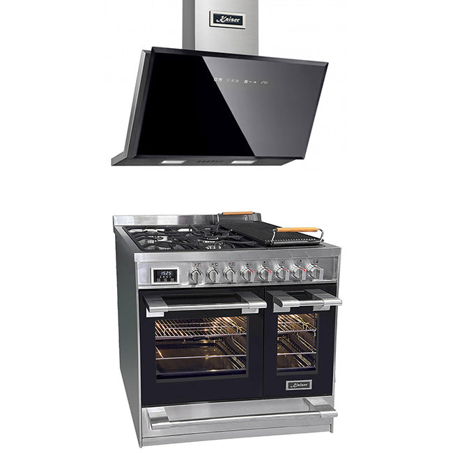 Avantgarde Pro Double Cavity Range Cooker & 90cm Hood Bundle (Stainless Steel)