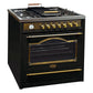 Empire Dual Fuel Range Cooker & 90cm Hood Bundle (Black)