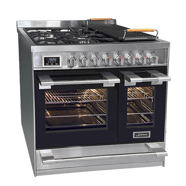 Double oven gas range discount