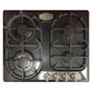 Empire Electric Oven, Gas Hob & Cooker Hood Bundle (Black Silver)